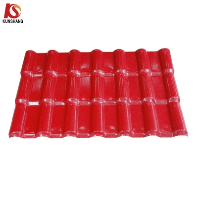 Synthetic PVC Resin Plastic Roof Sheet 15-Year Color Lasting for Hotels Package Size 220.00cm * 105.00cm * 15.00cm
