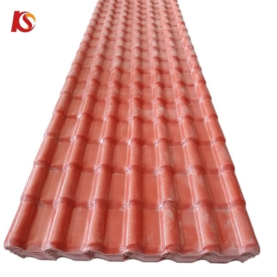 Fire and Water Resistant ASA Resin Roof Tile with 15-Year Color Lasting H.S Code 39259000 Customized Length