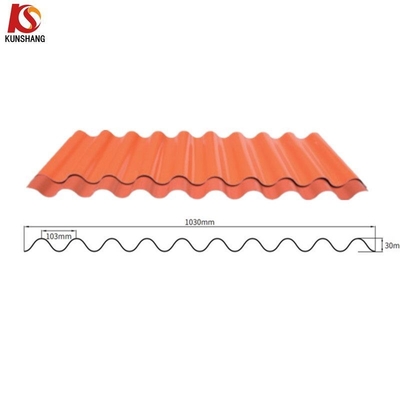 Waterproof ASA PVC Wave Roofing Sheet for Warehouse Long-Lasting Performance 1.0-3.0mm Thickness