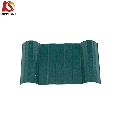 Kunshang PVC Roof Tiles Eco-Friendly Customized Corrugated Plastic ASA Coated PVC Roof Roofing Sheets 1130mmx5900mm