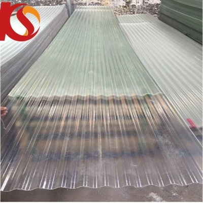 FRP Roof Sheet Smooth Surface Corrugated Fiberglass Reinforced Panels for Roofing Solution Material