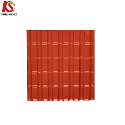 S Tiles Spanish Roof Tile Tejas Light Weight Customized Easily Assembled ASA Synthetic Resin Tile for Warehouse Delivery
