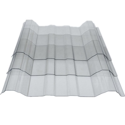 UV Protection Layer Clear Corrugated PC Policarbonato/Polycarbonate Sheet 0.8mm-3mm Thickness and Durable Anti Ultraviolet