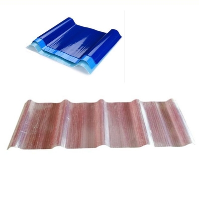 Smooth Surface FRP Plastic Tile Corrugated Roofing Sheet with 35.00cm * 30.00cm * 15.00cm Package Size Eco-Friendly