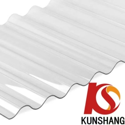 High Glossy Polycarbonate Roof Sheet for Corrugated Roofing 720mm Width and Eco-Friendly Design 1.2G/M3 Density