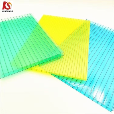 Polycarbonate Roof Tile Sun Sheets PC Embossed Sheets 2100mm Multi-Wall Multi Layers Honeycomb X Structure PC Polycarbonate