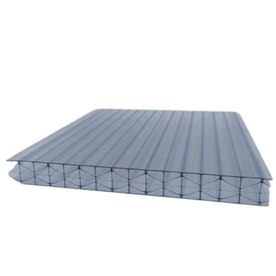 Flame Retardant Brown Eco-Friendly Rainproof PC Hollow Sheet Greenhouse Polycarbonate Panels with Class B1 Flame Retardancy