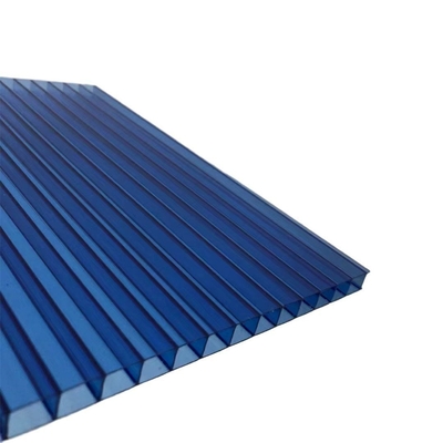 Flame Retardant Brown Eco-Friendly Rainproof PC Hollow Sheet Greenhouse Polycarbonate Panels with Class B1 Flame Retardancy