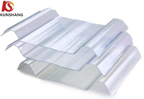 Affordable Smooth Surface Fiberglass Reinforced Polymer FRP Roof Sheet Tile for Wharf Smooth and UV Protected