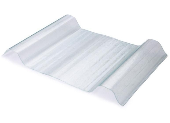 T840 Daylighting System Plastic Fiberglass Roof Tile Durable Hoja De FRP Sheet Length Make by Customers Request