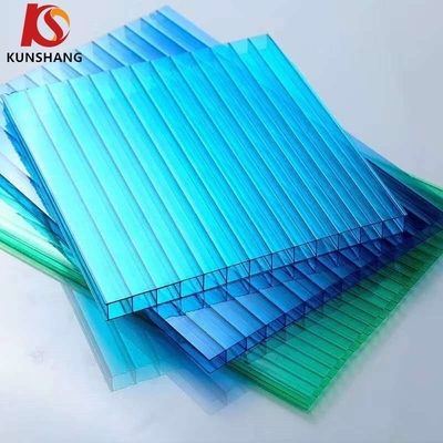 UV Layer UV 50-70um 2100mm X Structure Honeycomb PC Polycarbonate Hollow Sheet for Roofing Application Protection