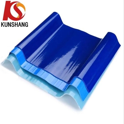 GFRP Corrugated Fiberglass Roof Sheet FRP Roof Panel 0.8mm-3mm Thickness 720-1130mm Width for Industrial Roofing Solutions