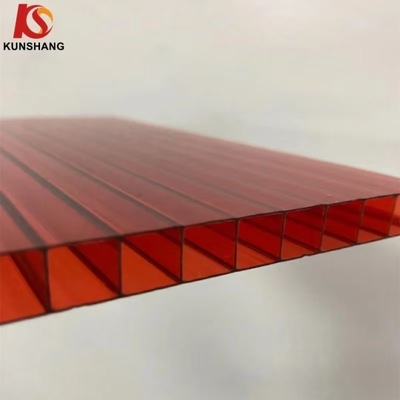 Anti UV Lamina De Policarbonato Greenhouse Skylight Polycarbonate Hollow Sheet in 35.00cm * 30.00cm * 15.00cm Package Size