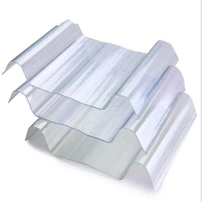 Industral Partition Wall FRP Roofing Tiles with Different Thickness Options and Width Range of 720-1130mm