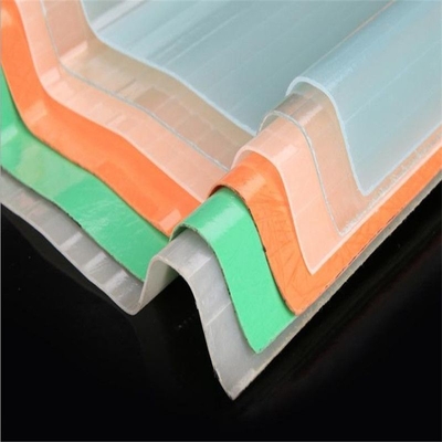 Industral Partition Wall FRP Roofing Tiles with Different Thickness Options and Width Range of 720-1130mm