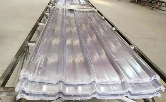 Smooth Surface FRP Corrugated Roof Sheet in 720-1130mm Width for Sustainable and Eco-Friendly Roofing