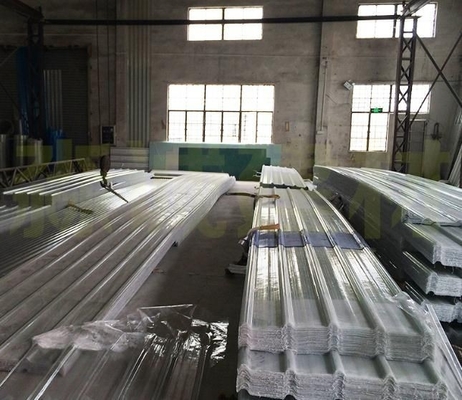 Savings Fiberglass Reinforced Polymer Roofing Tiles FRP Roof Sheet with Customized Length Make by Customers Request