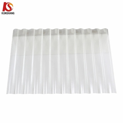 Customized Thickness 0.8mm-3.0mm FRP Corrugated Transparent Roofing Sheet for Roofing Solution