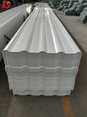 T930mm High wave heat insulation PVC corrugated Hollow Roof Sheet