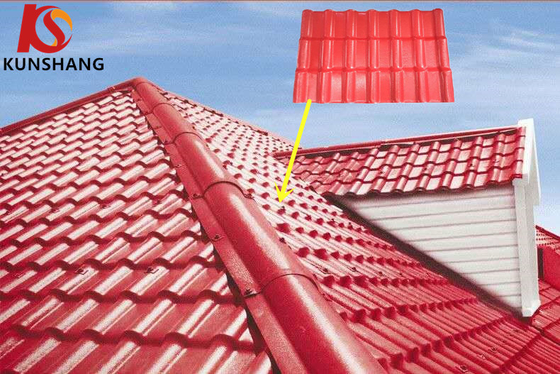 1050mm Easy Install ASA PVC Roof Tile For Residential Projects